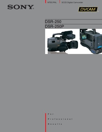 DSR-250 DSR-250P