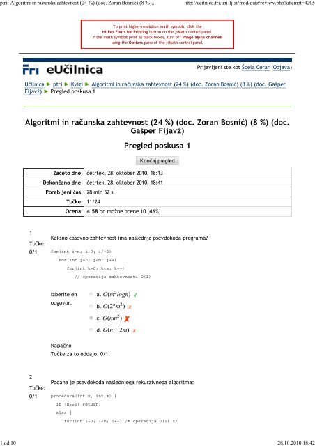 ptri_ Algoritmi in raÄunska zahtevnost.pdf - Hrast