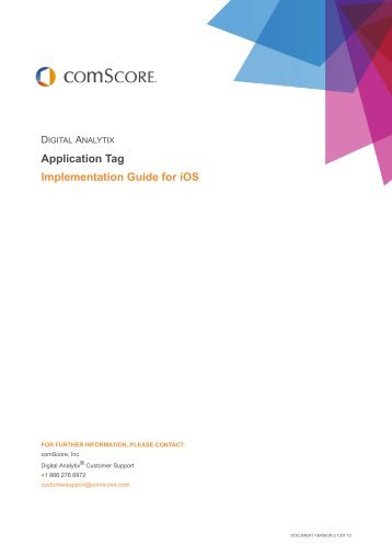 Application Tag Implementation Guide for iOS