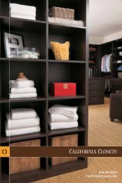 Solutions Brochure - California Closets