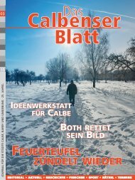 Calbenser Blatt 03/15