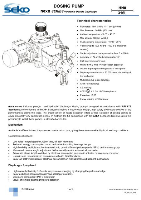 DOSING PUMP