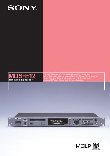 MDS-E12
