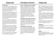 THERAPIE INFORMATIONEN THERAPIE - isppm