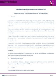 Candidatura a Estágios Profissionais na Academia RTP ...