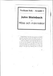 Veckans bok 1 - Möss och människor