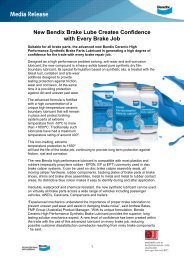 New Bendix Brake Lube Creates Confidence with Every Brake Job