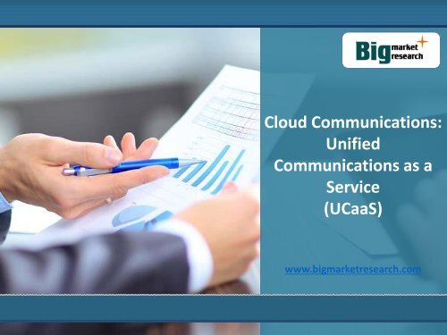 2020 Cloud Communications Market : Unified Communications as a Service (UCaaS) 