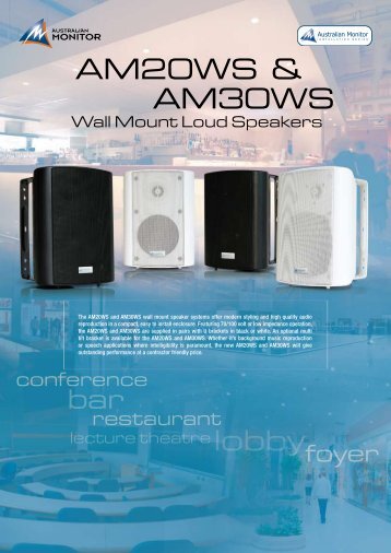 AM20WS and AM30WS Brochure - Polar Audio