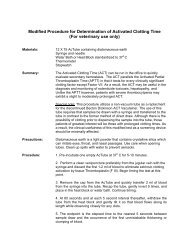 Modified Procedure for Determination of Activated Clotting Time (For ...