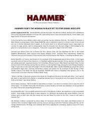 Read Full Press Release (PDF) - Hammer Films