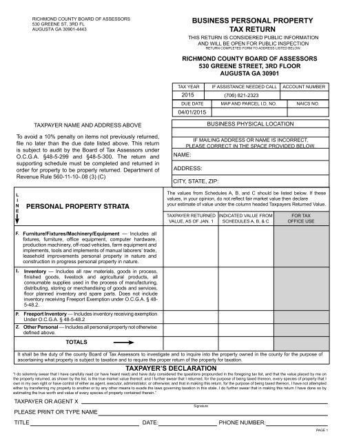 business-personal-property-tax-return-augusta-georgia