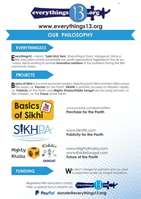 basics of sikhi