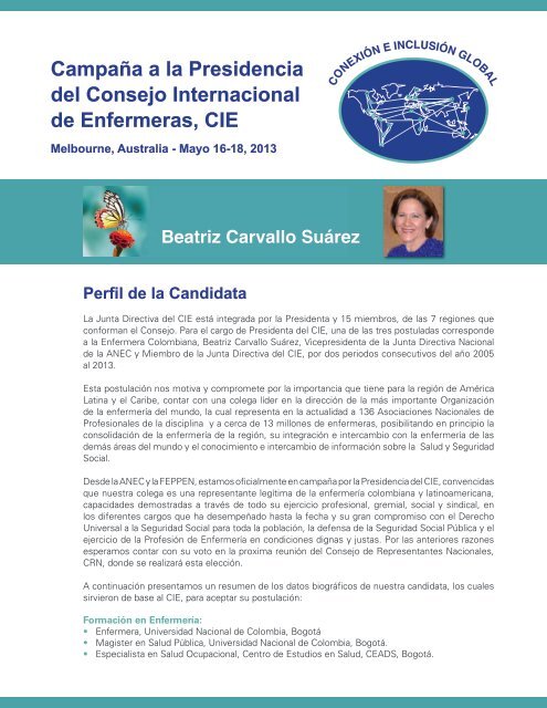 Mg. Beatriz Carballo SuÃ¡rez - Instituciones