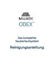 Reinigungsanleitung - Milliken