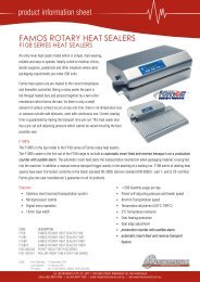 Famos Heat Sealers F108 - LR INSTRUMENTS PTY LTD