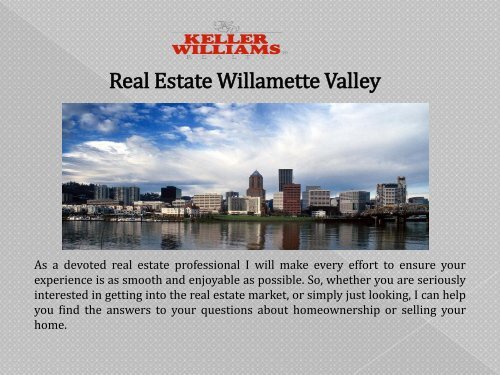 Real Estate Willamette Valley