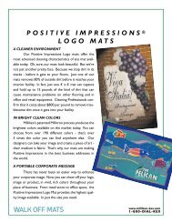 Positive Impressions Â® Logo Mats - Milliken