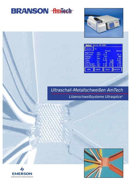 Ultraschall-MetallschweiÃen AmTech