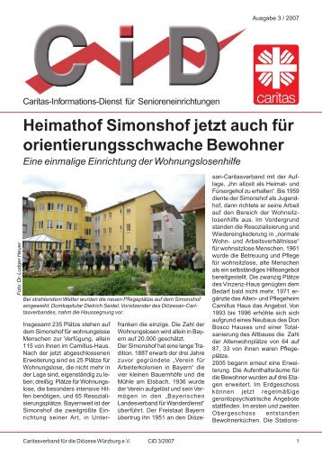 Heimathof Simonshof jetzt auch fÃ¼r orientierungsschwache Bewohner