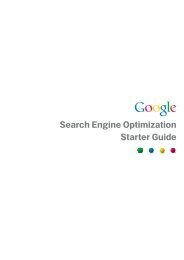 Search Engine Optimization Starter Guide