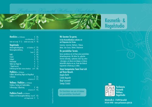 Parfümerie Kosmetik Wellness Nagelstudio - beauty locator