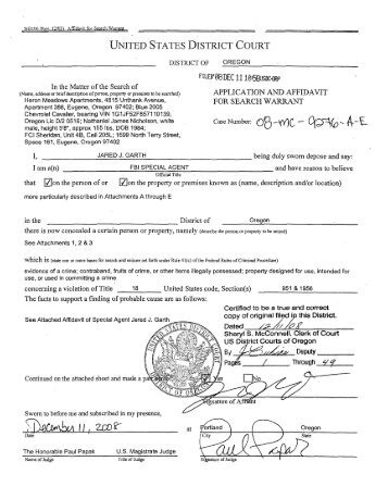 FBI affidavit - Wired