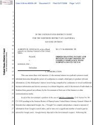 Court Decision on the subpoena about Google - 4Law