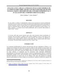 ensayes ante cargas laterales cÃ­clicas reversibles de un edificio ...