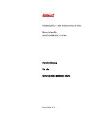 handreichung MÃ¤rz 2010 - Berufsvorbereitung in Niedersachsen