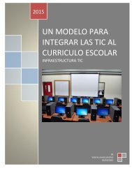 UN MODELO PARA INTEGRAR LAS TIC AL CURRICULO ESCOLAR