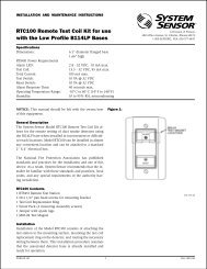 RTS151KEY(A) Remote Test Station - System Sensor