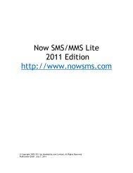 to view or download the NowSMS Lite product manual in PDF format.