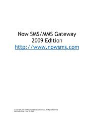 Send MMS Message - NowSMS