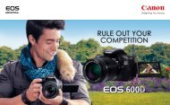 RULE OUT YOUR COMPETITION - Canon Marketing (Philippines)