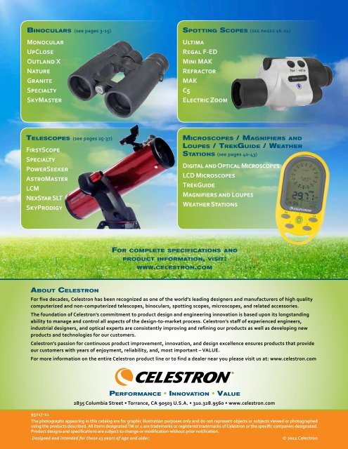 Sport Optics Catalog - Celestron