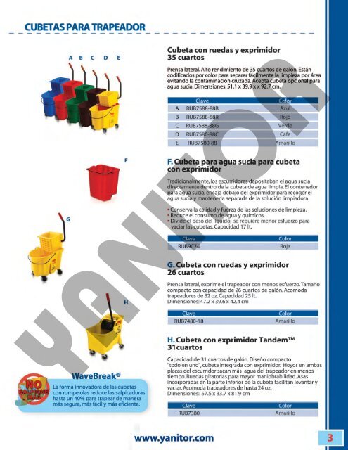 CATALOGO ACCESORIOS PARA LA LIMPIEZA web