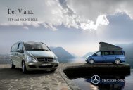 Broschüre Viano FUN & MARCO POLO - Mercedes-Benz Österreich
