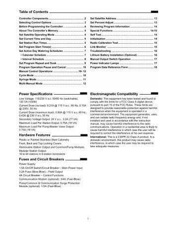 NW LTC Plus Controller Users Guide - Century Equipment