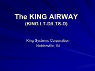 The LARYNGEAL TUBE (The KING LTÂ®) - North American Rescue