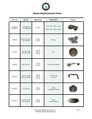 Skoda Replacement Parts - Simply-parts.com