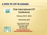 Peter Gamache, CTF Canada - ACTFA