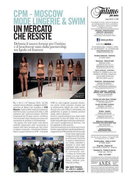 Intimo più mare n° 199 - Marzo 2015