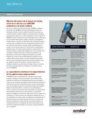 MC9090-G Datasheet-Latin American Spanish - Motorola Solutions