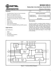 MH88612BV-K Datasheet Download From IC-ON-LINE.CN