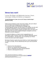 Stress lass nach! - DVLAB