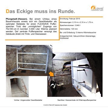 Das Eckige muss ins Runde. - FSAVE Solartechnik GmbH