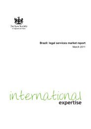 Brazil: legal services market report - The Law Society International ...