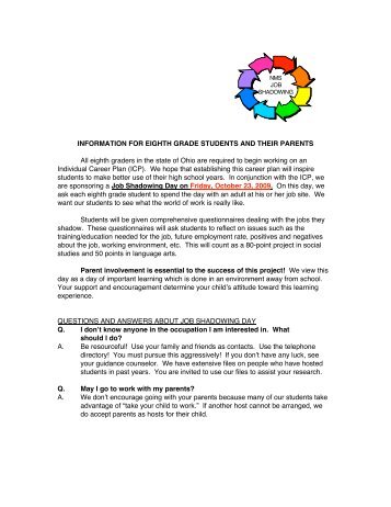 job shadowing letter