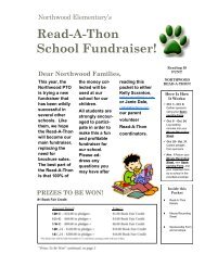 Read-A-Thon School Fundraiser! - Northmont City Schools